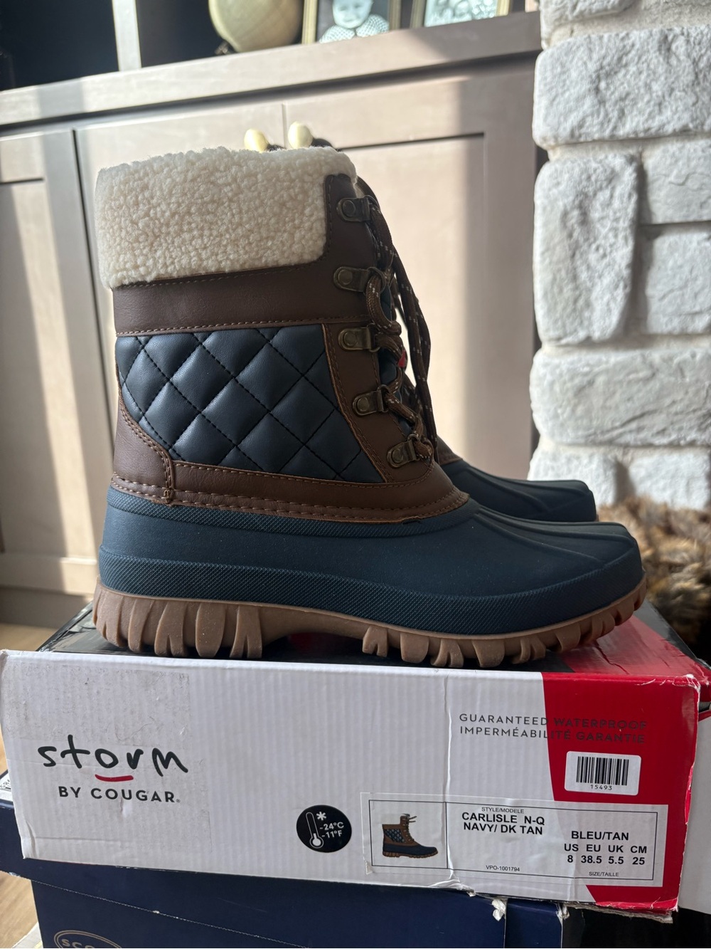 Storm by Cougar Carlisle Navy Boots